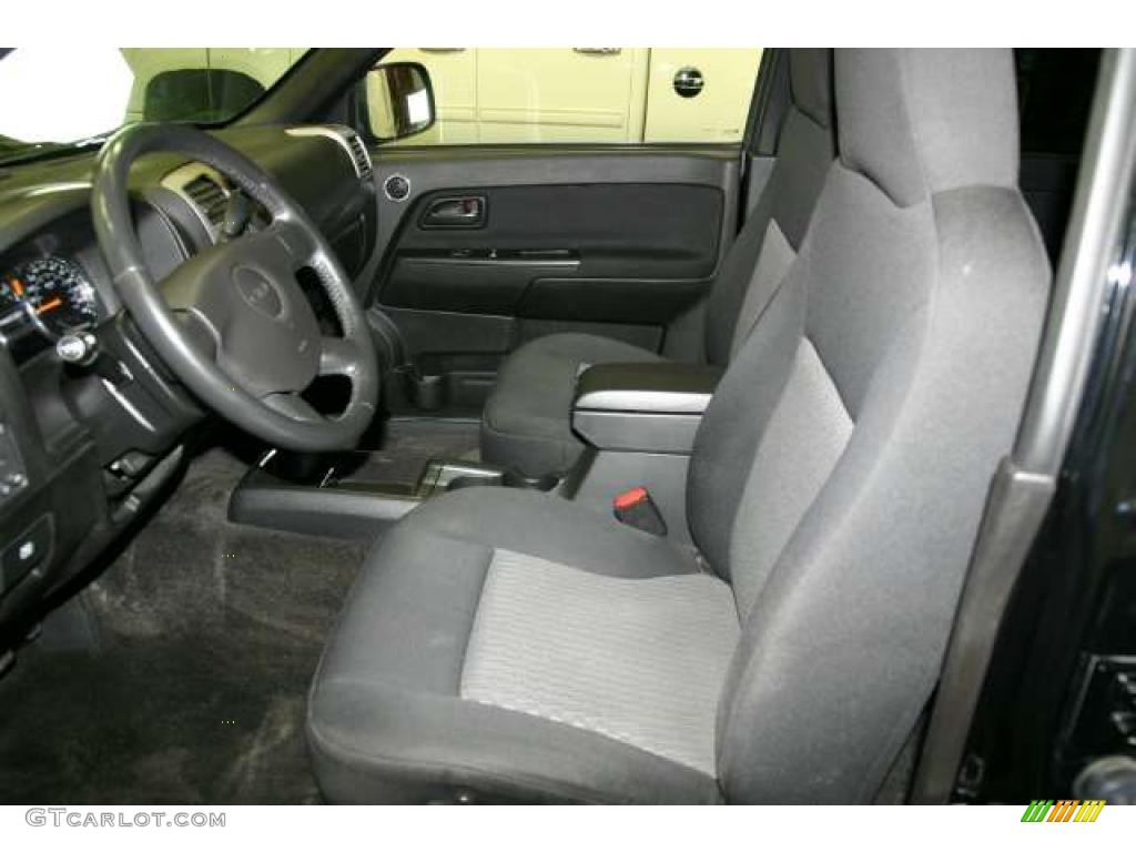 Dark Pewter Interior 2007 GMC Canyon SLE Crew Cab 4x4 Photo #46449945