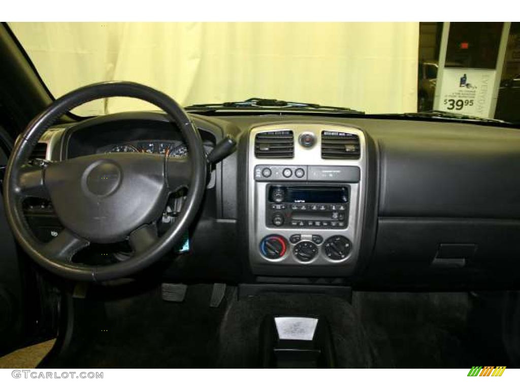 2007 GMC Canyon SLE Crew Cab 4x4 Dark Pewter Dashboard Photo #46449960