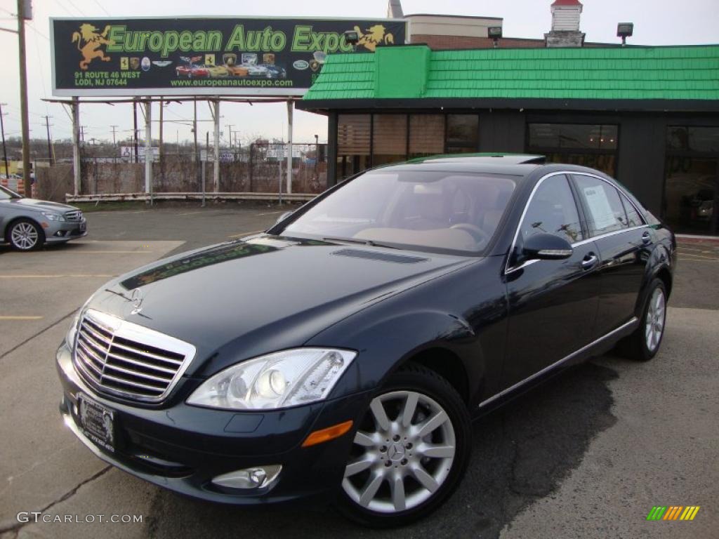Black Opal Metallic 2007 Mercedes-Benz S 550 4Matic Sedan Exterior Photo #46450584