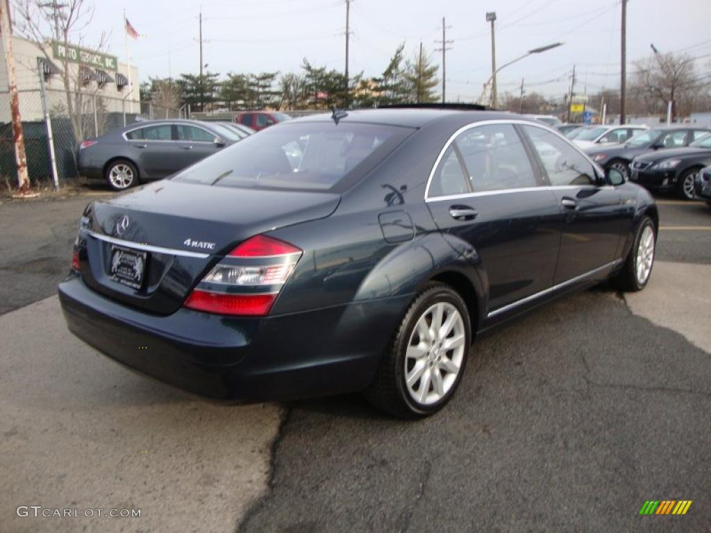 Black Opal Metallic 2007 Mercedes-Benz S 550 4Matic Sedan Exterior Photo #46450620