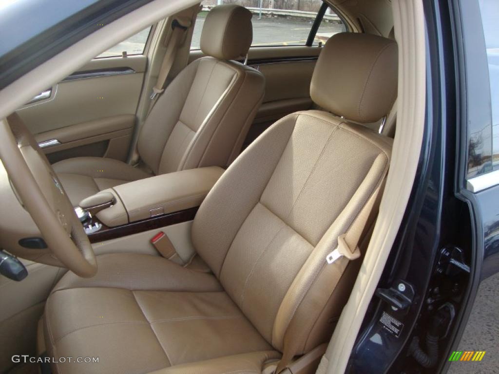 Cashmere/Savanna Interior 2007 Mercedes-Benz S 550 4Matic Sedan Photo #46450659