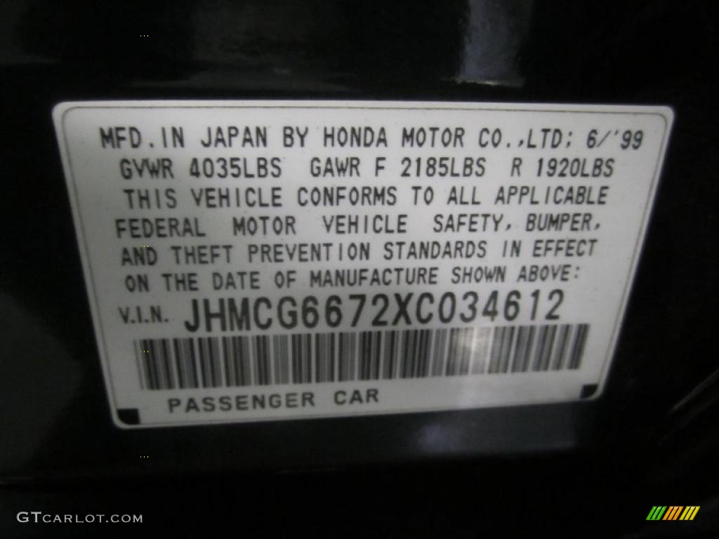 1999 Accord EX Sedan - Dark Emerald Pearl / Ivory photo #8