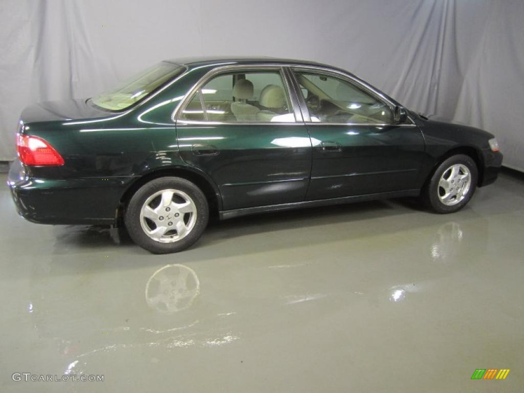 1999 Accord EX Sedan - Dark Emerald Pearl / Ivory photo #11
