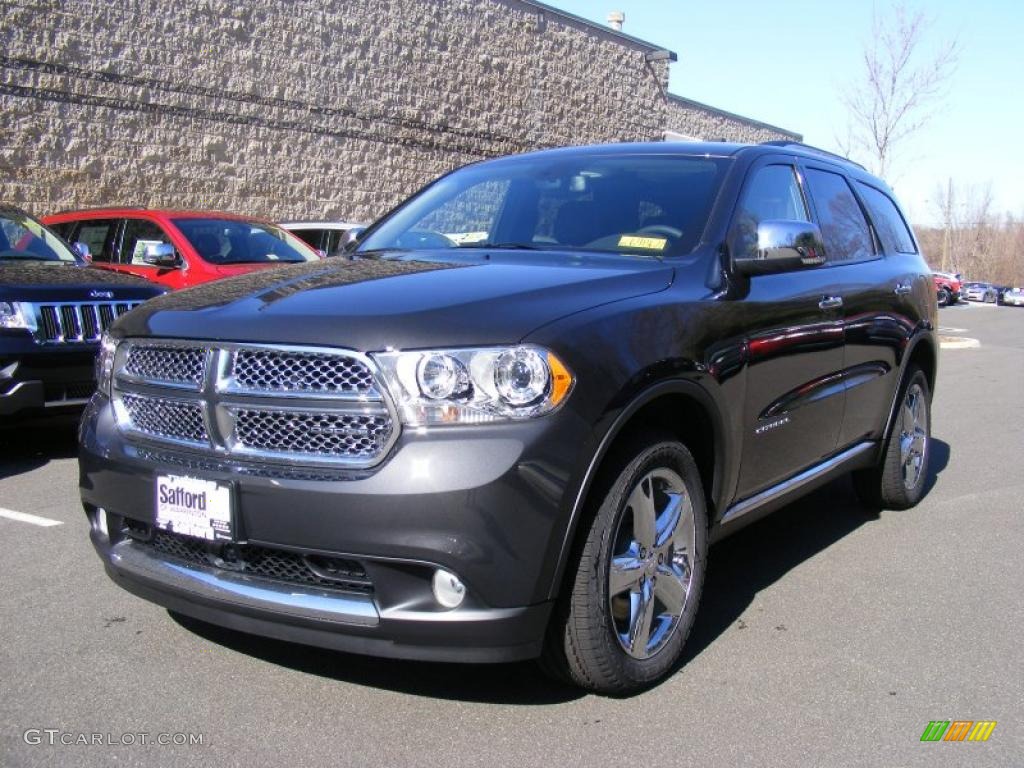 2011 Durango Citadel 4x4 - Dark Charcoal Pearl / Black photo #1