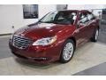 Deep Cherry Red Crystal Pearl 2011 Chrysler 200 Limited Exterior