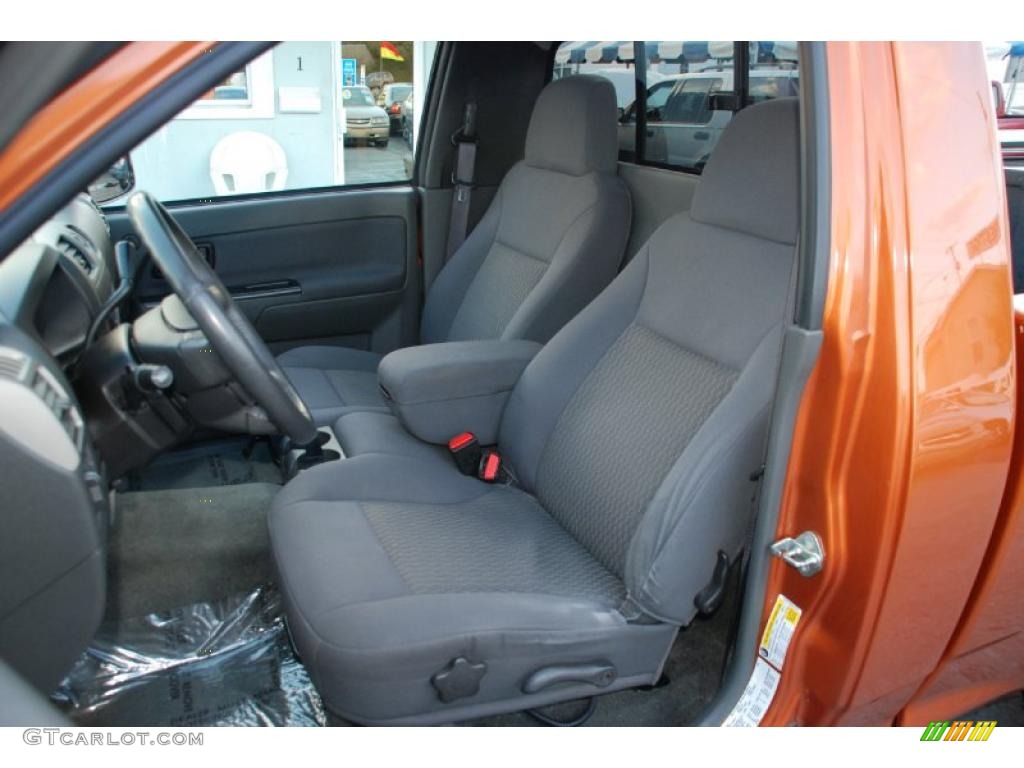 Very Dark Pewter Interior 2006 Chevrolet Colorado LS Regular Cab Photo #46451943