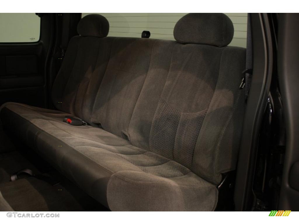 2004 Silverado 1500 LS Extended Cab 4x4 - Black / Dark Charcoal photo #13
