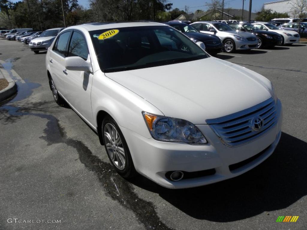 2010 Avalon Limited - Blizzard White Pearl / Graphite Gray photo #1