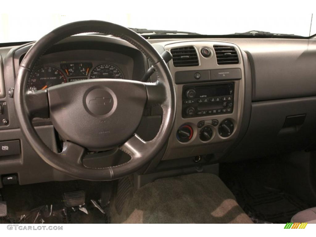 2006 Chevrolet Colorado Z71 Crew Cab Very Dark Pewter Dashboard Photo #46453377
