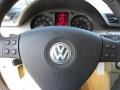 Pure Beige Steering Wheel Photo for 2008 Volkswagen Passat #46453557
