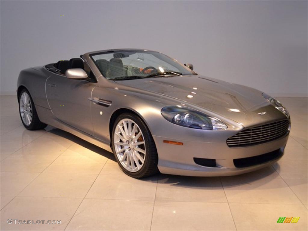 2006 DB9 Volante - Tungsten Silver / Obsidian Black photo #2