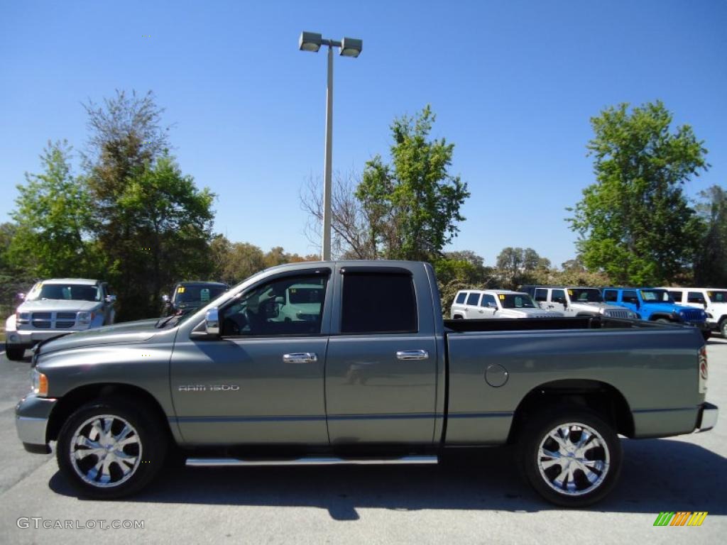 2005 Ram 1500 SLT Quad Cab - Mineral Gray Metallic / Dark Slate Gray photo #2