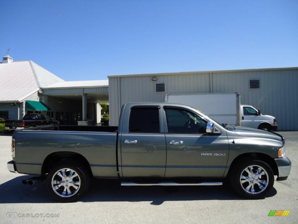 2005 Ram 1500 SLT Quad Cab - Mineral Gray Metallic / Dark Slate Gray photo #12