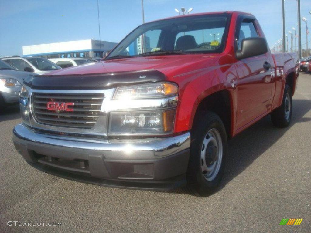 Fire Red GMC Canyon