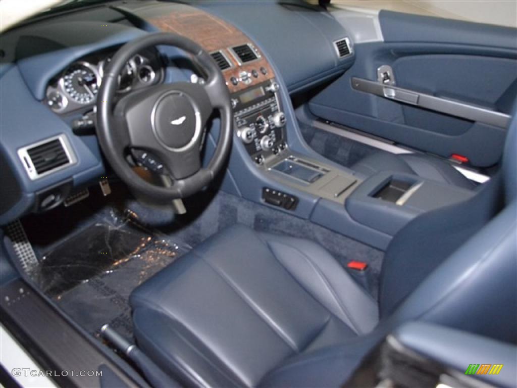 Baltic Blue Interior 2010 Aston Martin DB9 Volante Photo #46457292