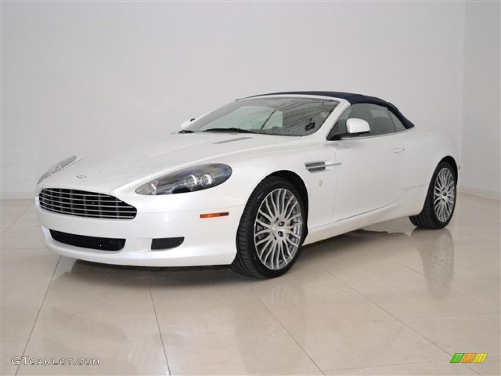 Morning Frost White 2010 Aston Martin DB9 Volante Exterior Photo #46457397