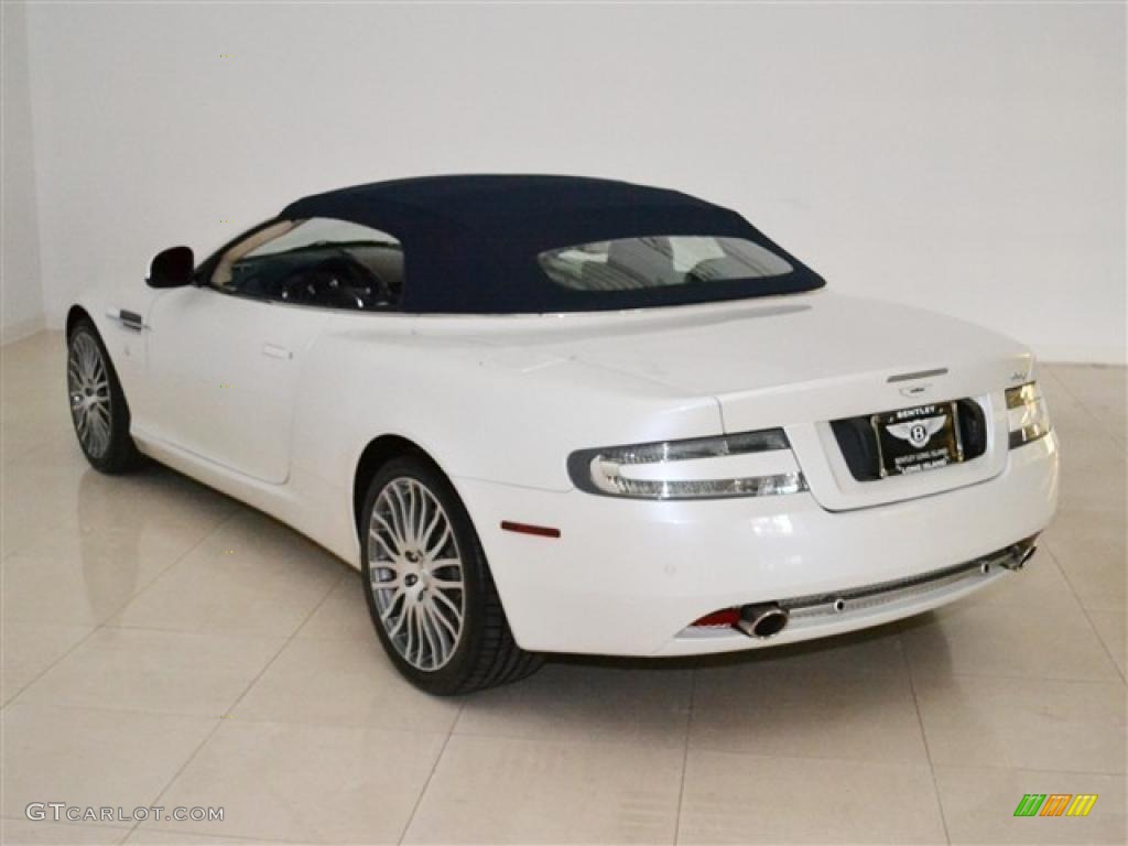 2010 DB9 Volante - Morning Frost White / Baltic Blue photo #22