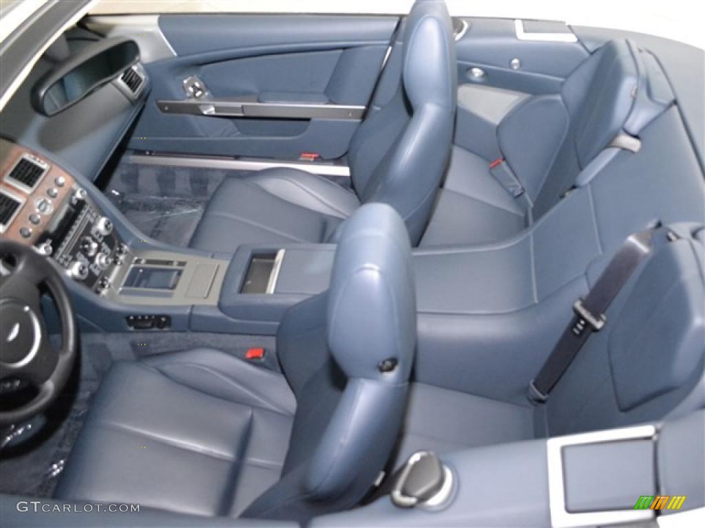 Baltic Blue Interior 2010 Aston Martin DB9 Volante Photo #46457622