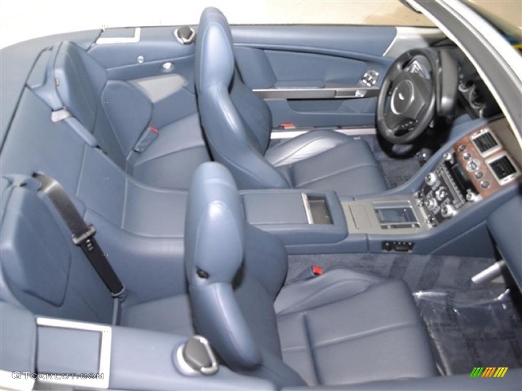 Baltic Blue Interior 2010 Aston Martin DB9 Volante Photo #46457637