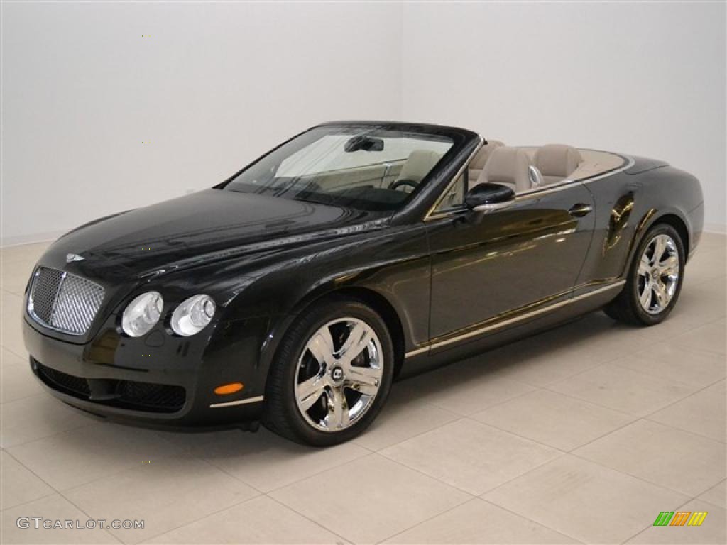 2008 Continental GTC  - Diamond Black / Porpoise photo #1