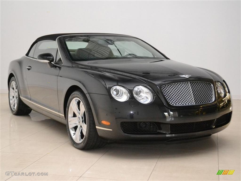 Diamond Black 2008 Bentley Continental GTC Standard Continental GTC Model Exterior Photo #46457910