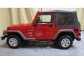 2005 Flame Red Jeep Wrangler X 4x4  photo #8