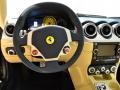 2008 Ferrari 612 Scaglietti Crema Interior Steering Wheel Photo