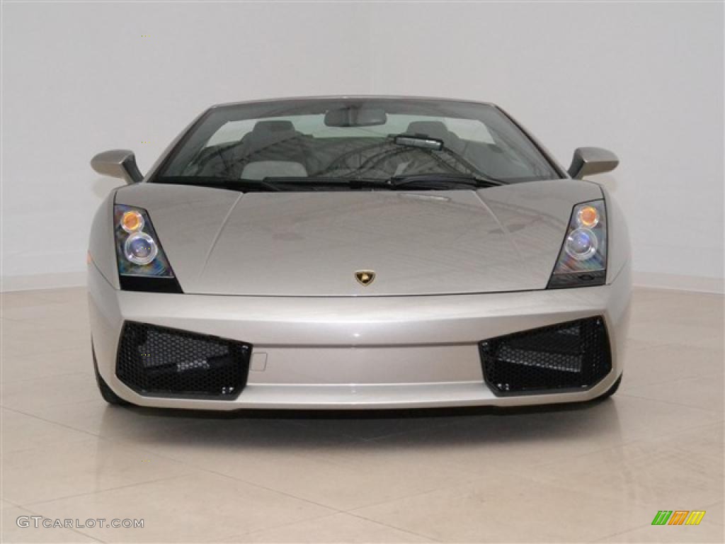 Grigio Antares 2008 Lamborghini Gallardo Spyder Exterior Photo #46458516