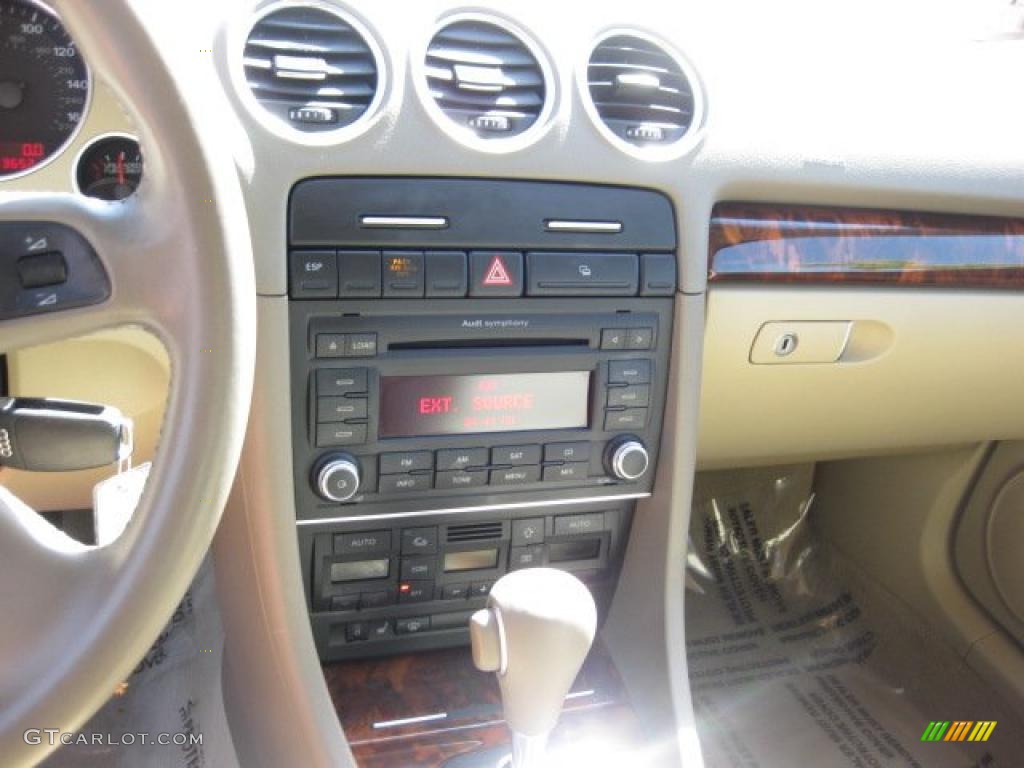 2008 A4 2.0T Cabriolet - Ibis White / Beige photo #10