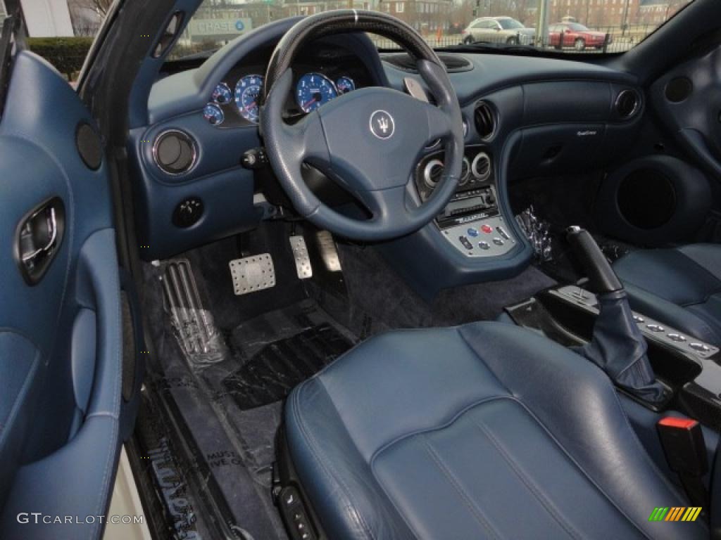 Blu Medio Interior 2006 Maserati GranSport Spyder Photo #46459473