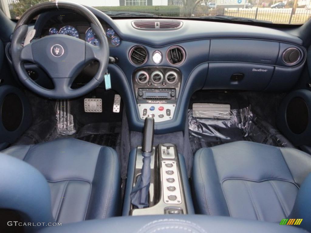 2006 Maserati GranSport Spyder Blu Medio Dashboard Photo #46459508