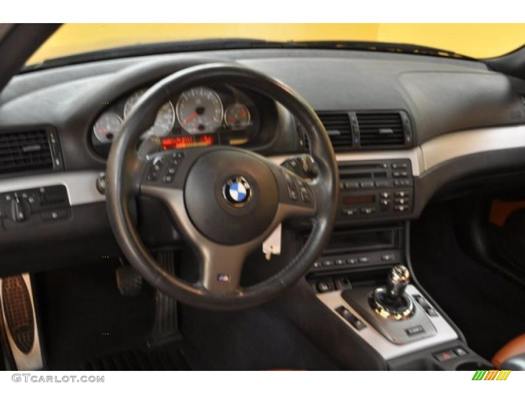 2006 BMW M3 Coupe Cinnamon Dashboard Photo #46459539