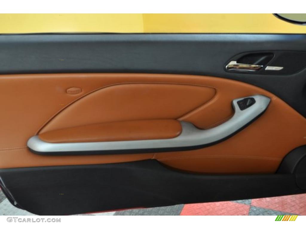 2006 BMW M3 Coupe Cinnamon Door Panel Photo #46459617