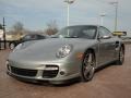 GT Silver Metallic 2008 Porsche 911 Turbo Coupe Exterior