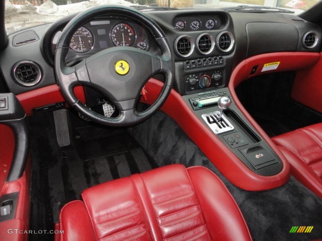 2000 Ferrari 550 Maranello Bordeaux Dashboard Photo #46460490