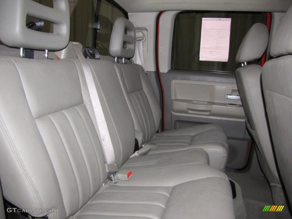 Medium Slate Gray Interior 2005 Dodge Dakota Laramie Quad Cab 4x4 Photo #46460889