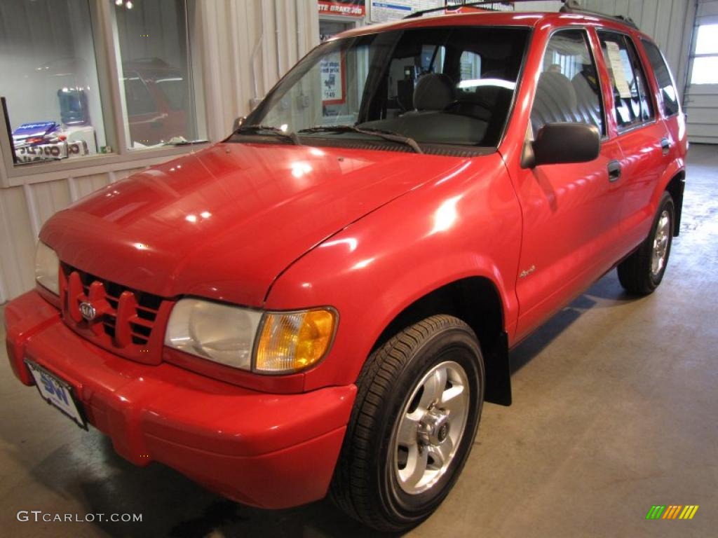 2000 Classic Red Kia Sportage 4x4 46455949 Photo 2