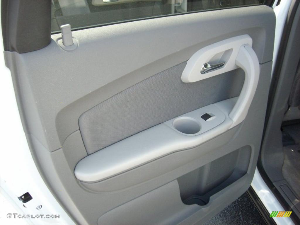 2010 Chevrolet Traverse LS Dark Gray/Light Gray Door Panel Photo #46461933