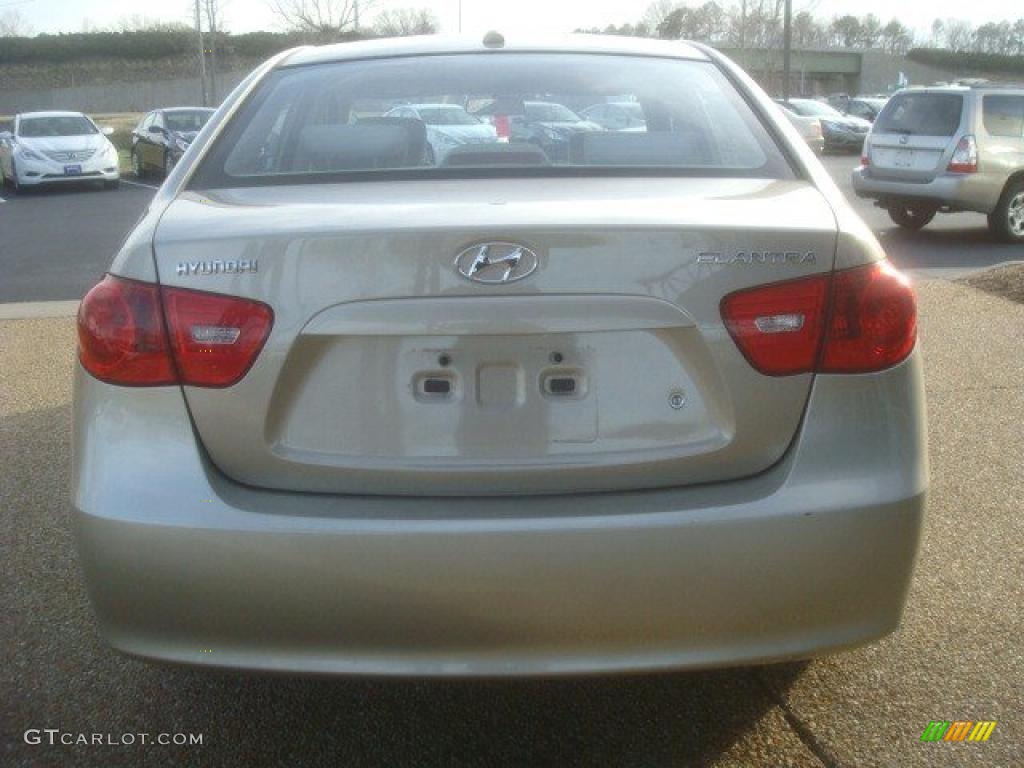 2009 Elantra GLS Sedan - Laguna Sand / Beige photo #4