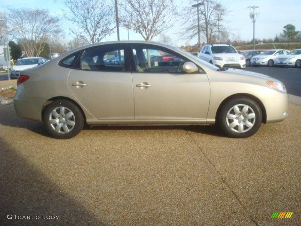 2009 Elantra GLS Sedan - Laguna Sand / Beige photo #6