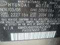 2009 Laguna Sand Hyundai Elantra GLS Sedan  photo #16