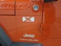 2006 Impact Orange Jeep Wrangler X 4x4  photo #7