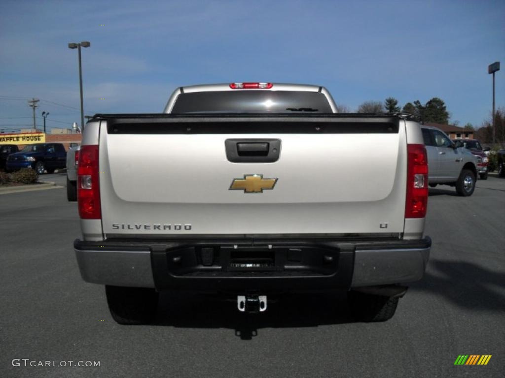 2008 Silverado 1500 LT Extended Cab 4x4 - Silver Birch Metallic / Ebony photo #3
