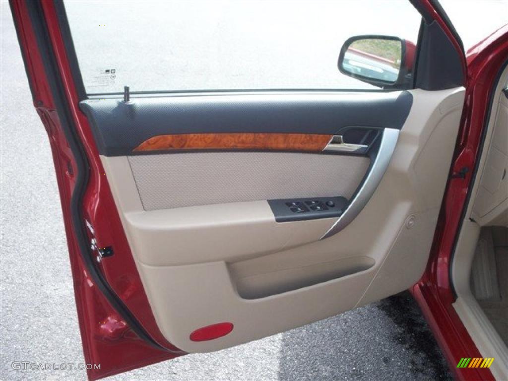 2011 Chevrolet Aveo LT Sedan Neutral Door Panel Photo #46464750