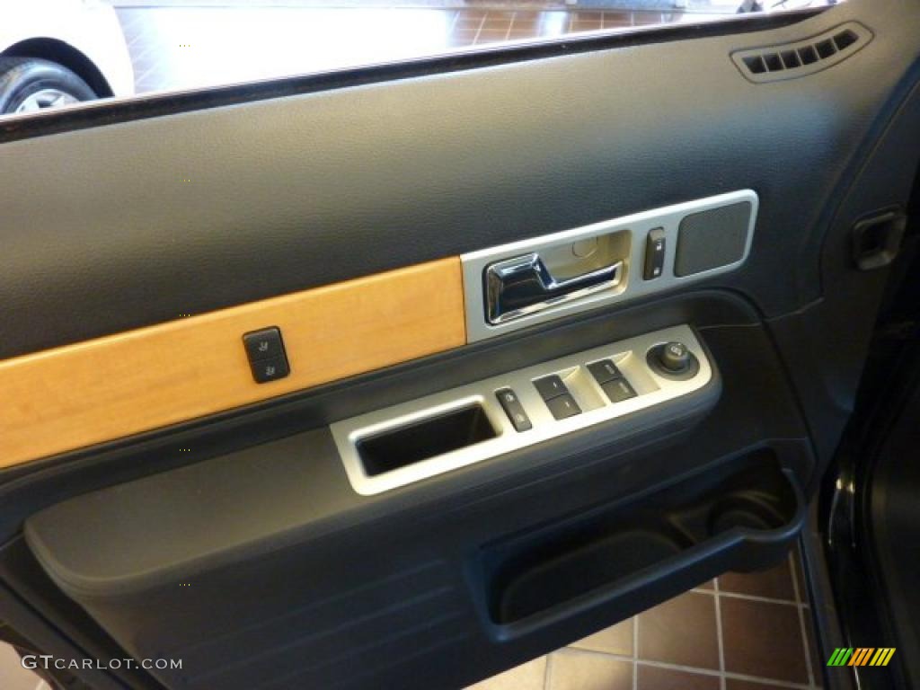 2010 Lincoln MKX FWD Charcoal Black Door Panel Photo #46465425