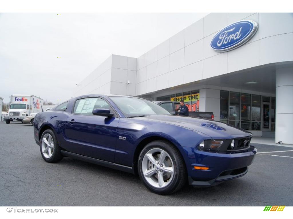 Kona Blue Metallic 2012 Ford Mustang GT Coupe Exterior Photo #46465494