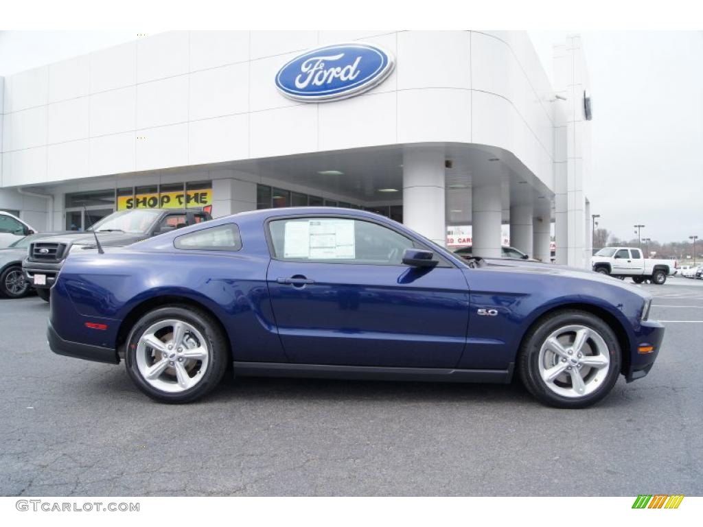 Kona Blue Metallic 2012 Ford Mustang GT Coupe Exterior Photo #46465509
