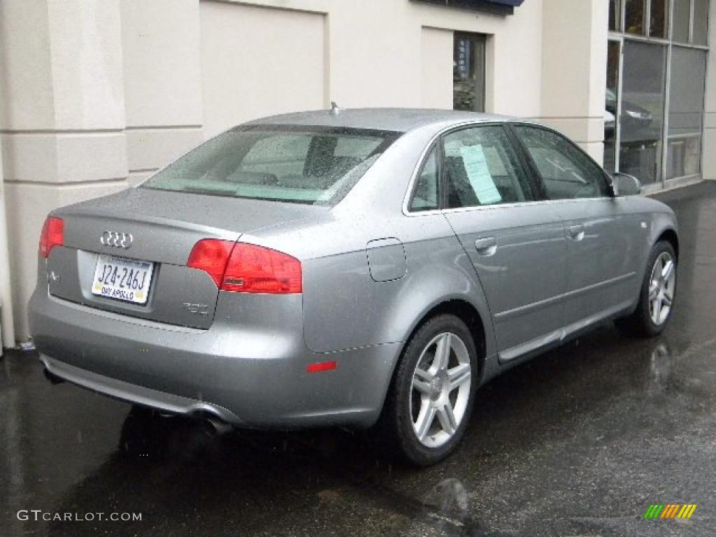 Quartz Grey Metallic 2008 Audi A4 2.0T quattro S-Line Sedan Exterior Photo #46466118