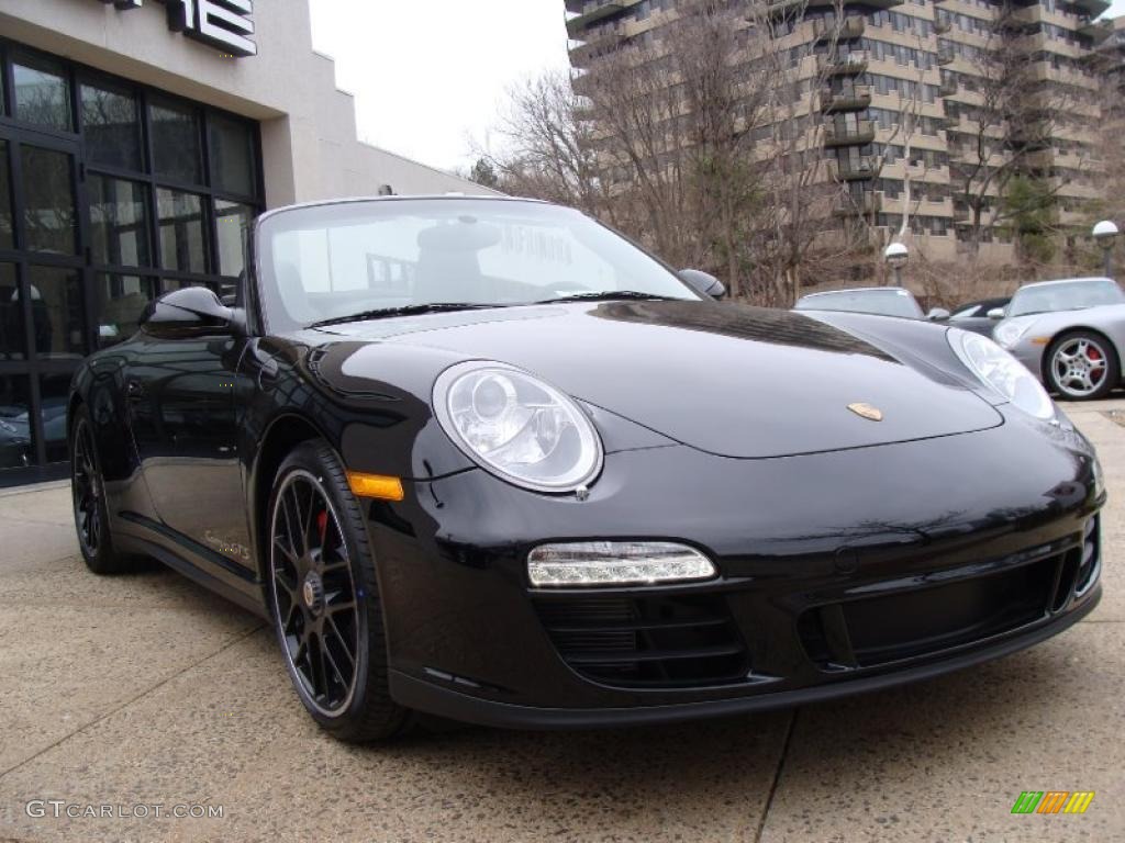 Black 2011 Porsche 911 Carrera GTS Cabriolet Exterior Photo #46466286