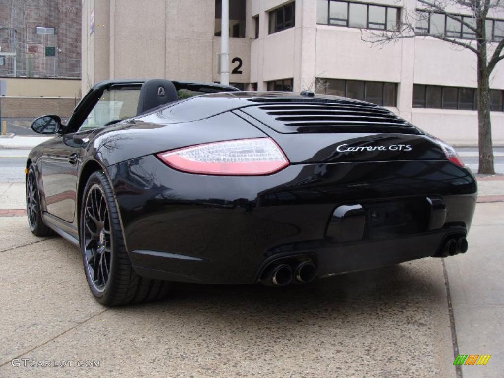 Black 2011 Porsche 911 Carrera GTS Cabriolet Exterior Photo #46466301